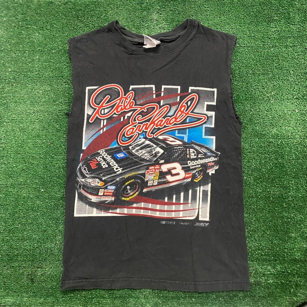 Vintage 90s Dale Earnhardt NASCAR Motorsport Racing Tank Top